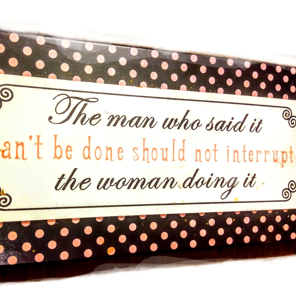 Humorous Wooden Wall Hanging Sign Plaque